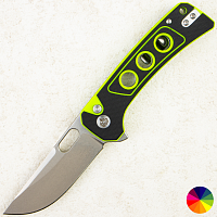 Нож QSP Unicorn, Stonewashed 14C28N, G10 Black/Neon, QS156-С1 Нож QSP Unicorn, Stonewashed 14C28N, G10 Black/Neon, QS156-С1